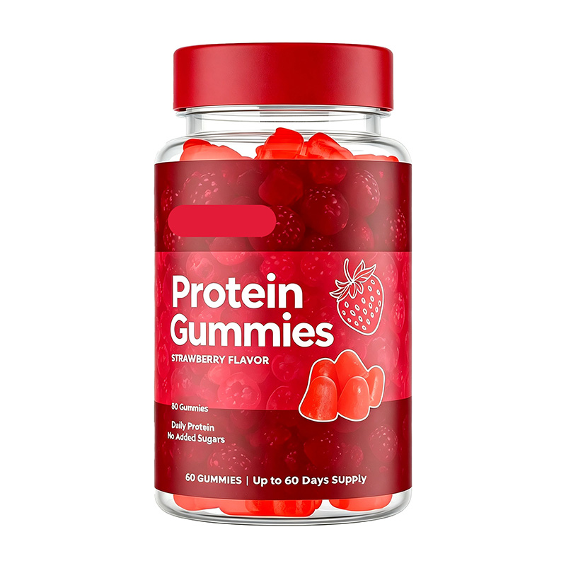 Protein Gummies Strawberry Flavor | Sugar-Free Protein Gummies Custom OEM