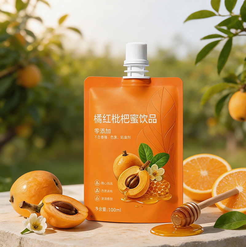 Citrus & Loquat Honey Beverage with Licorice, Monk Fruit & Pear | Herbal Loquat Drink Custom OEM