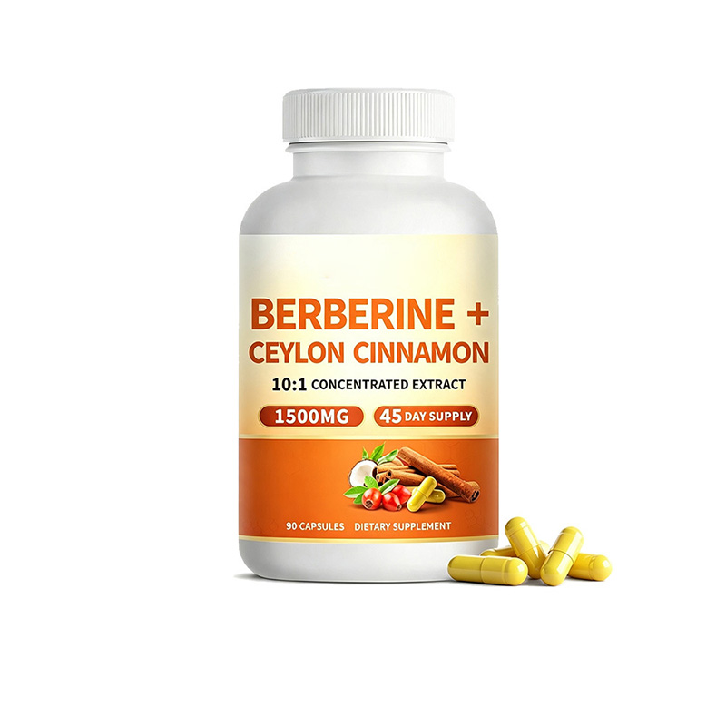 Berberine + Ceylon Cinnamon Capsules | BERBERINE+CEYLON CINNAMON Contract Manufacturing OEM