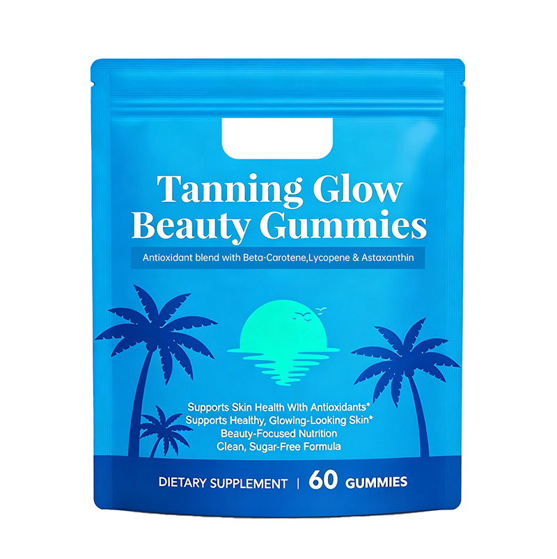 Tanning Gummies with Beta-Carotene, Lycopene, Collagen & Vitamins | Tanning Gummies OEM
