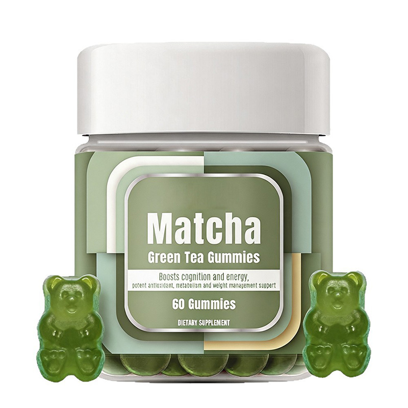 Matcha Green Tea Gummies Mixed Fruit Flavor | Matcha Green Tea Gummies Custom OEM
