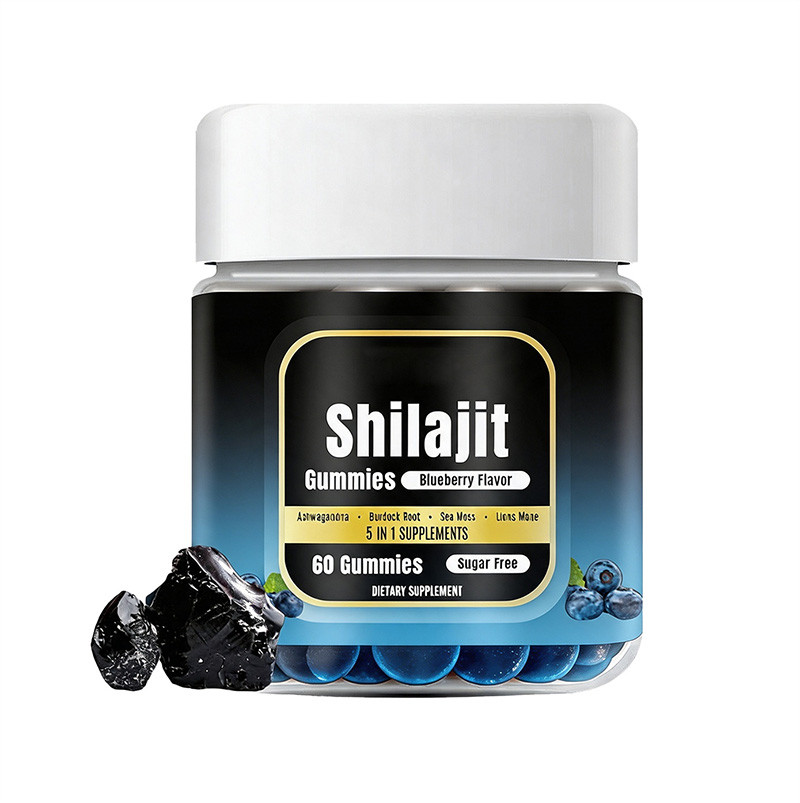 Shilajit Gummies Blueberry Flavor | Shilajit Gummies Blueberry OEM